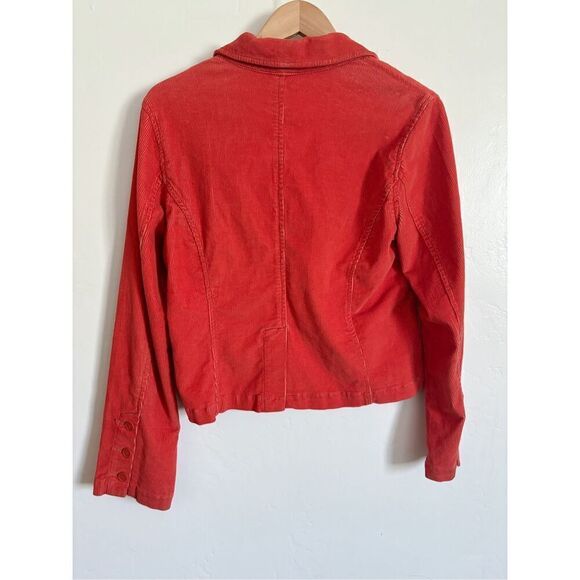 Y2K union bay burnt orange corduroy blazer size medium - Picture 6 of 6